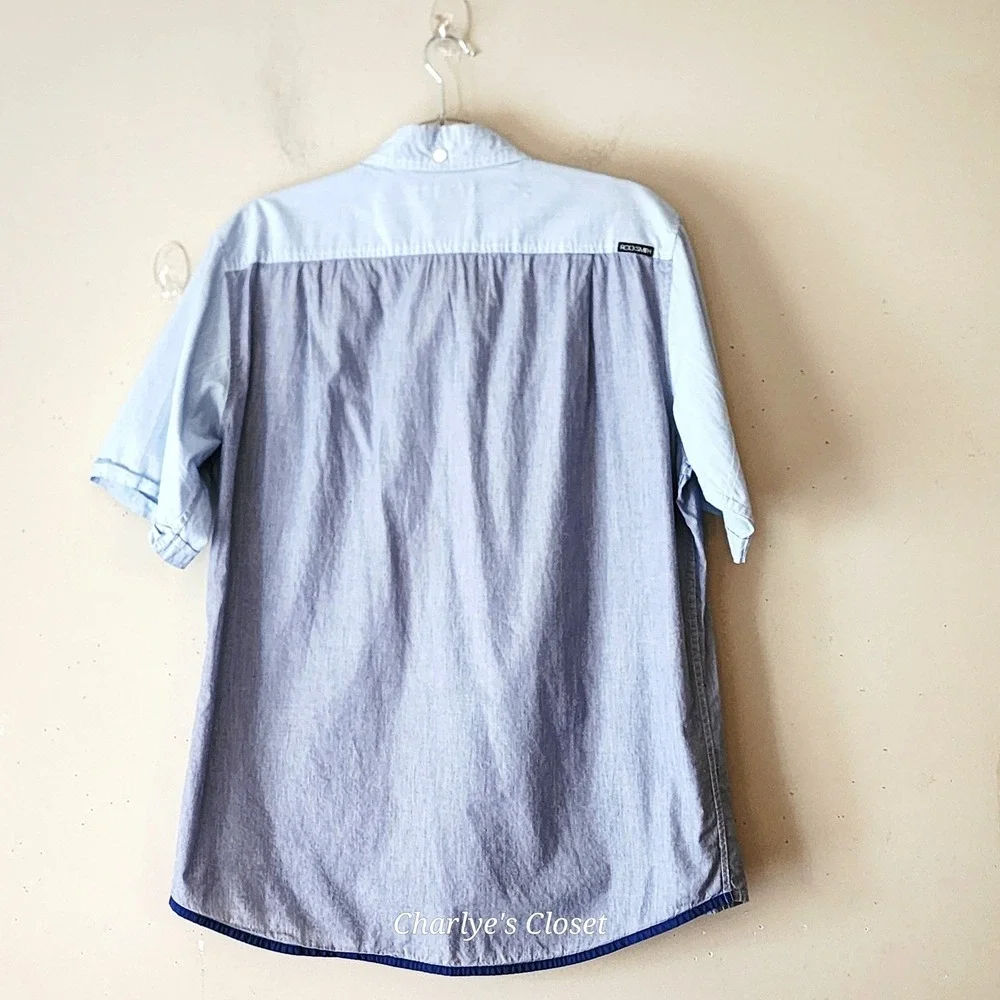 Utility Pocket Button Up Shirt L Cabana Resort Casual Gorpcore‎